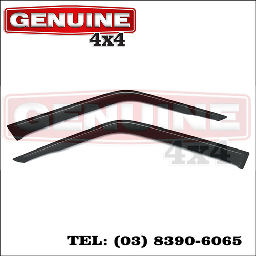 Genuine 4x4 Weathershields For Toyota LandCruiser 70 75 78 Series, Up to 2006, 2 pcs Window Visors